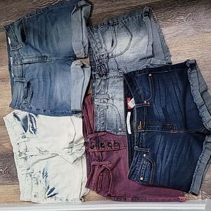 Bundle Shorts Jeans Vintage 5 Pair Size 9 JP